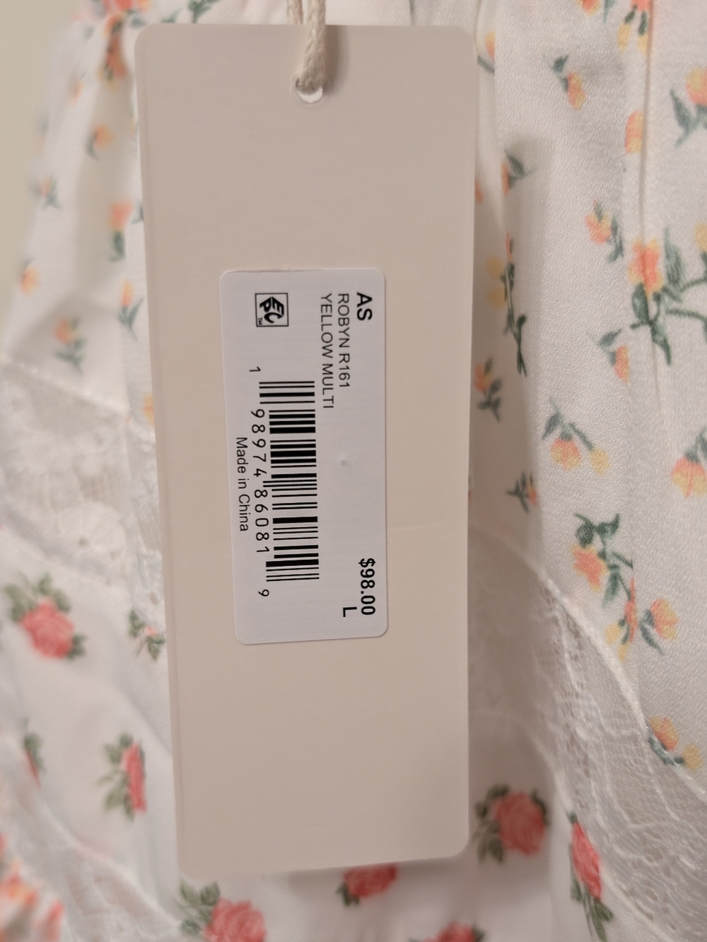 NWT Altar'd State Adley Mini Floral Dress - Picture 4 of 4